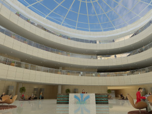 hall Modelo 3D