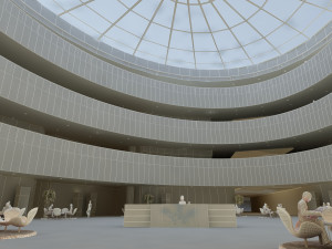 hall Modelo 3D