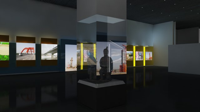 museum Modello 3D .c4d .max .obj .3ds .fbx .stl .blend 