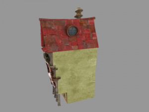 cartoon house 3Dモデル