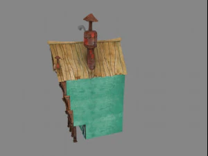 cartoon house 3D Model