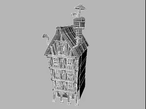 cartoon house 3D Model