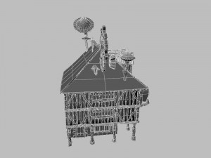 cartoon house 3D Model