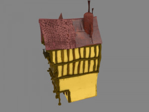 cartoon house Modelo 3D