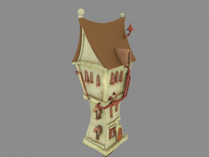 cartoon house 3D Model