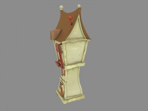 cartoon house 3D 모델