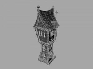 cartoon house 3D Model