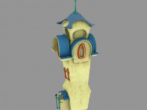 cartoon house 3D Model