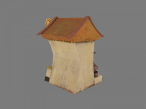 cartoon house 3D मॉडल