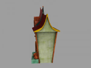 cartoon house 3D Model