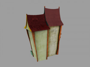 cartoon house Modelo 3D