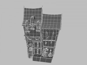 cartoon house Modelo 3D