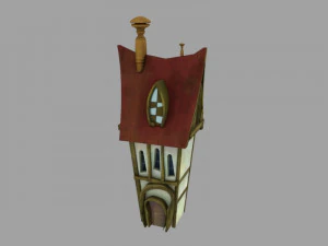 casa dos desenhos animados Modelo 3D
