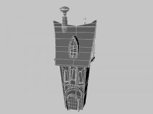 casa dos desenhos animados Modelo 3D