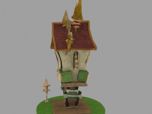 cartoon house 3D Model