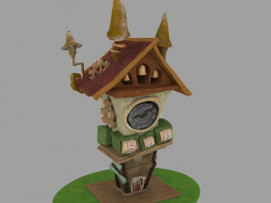 cartoon house 3D Model