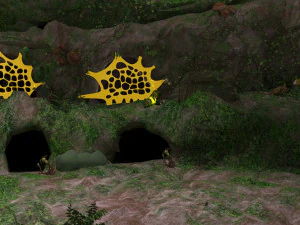 cartoon cave 3D Model