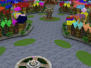 cartoon town 3D Model