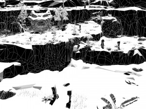 cartoon mountain 3D Model