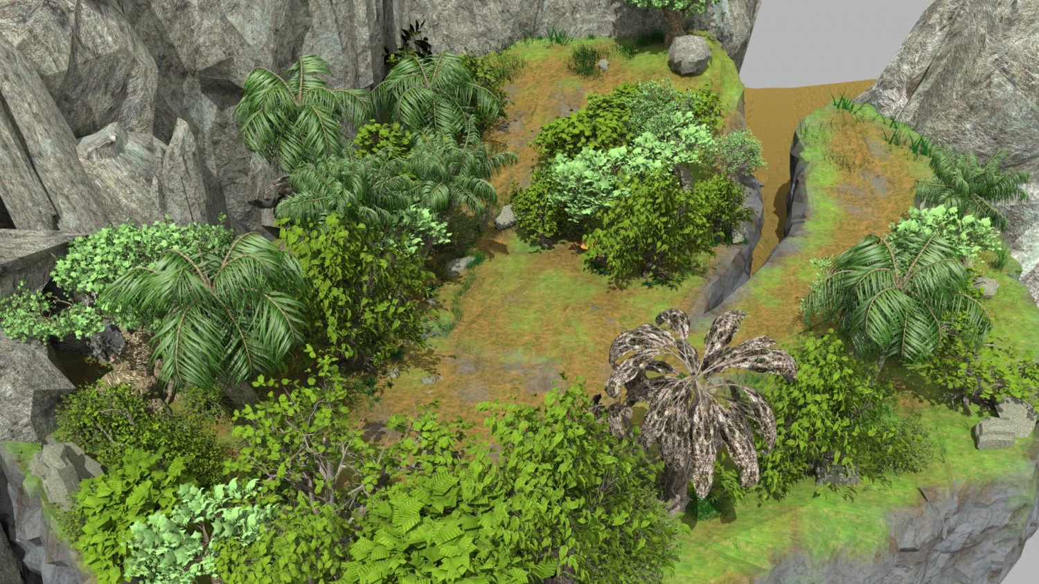cartoon mountain 3D Model .c4d .max .obj .3ds .fbx .stl .blend 