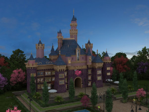castle Modello 3D