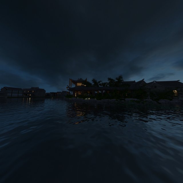 ancient town 3D Модель .c4d .max .obj .3ds .fbx .stl .blend 