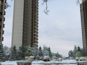 winter snow 3D Model