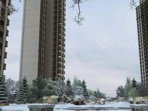 winter snow 3D Model