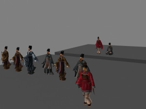 ancient officials 3D Model