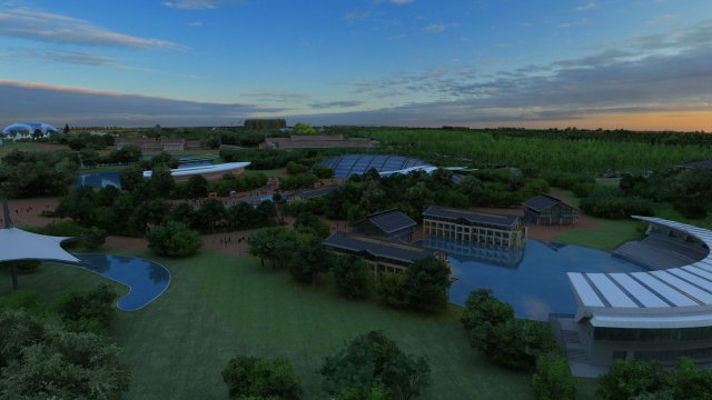 zoo building 3D Model .c4d .max .obj .3ds .fbx .stl .blend 