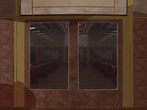 dining car interior Modèle 3D