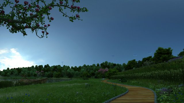 lakeside 3D Модель .c4d .max .obj .3ds .fbx .stl .blend 