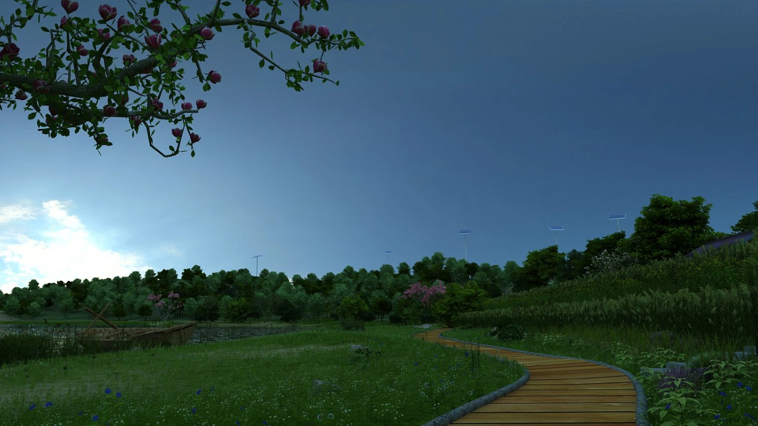 lakeside 3D Model .c4d .max .obj .3ds .fbx .stl .blend 