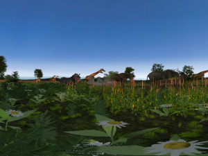 zoo animals 3D 모델