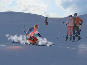 skiing man 3D Model