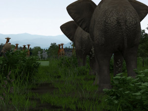 zoo animals 3D Model