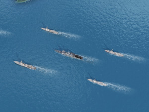 battleship 3D Model