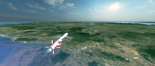 missile Model 3D .c4d .max .obj .3ds .fbx .stl .blend 