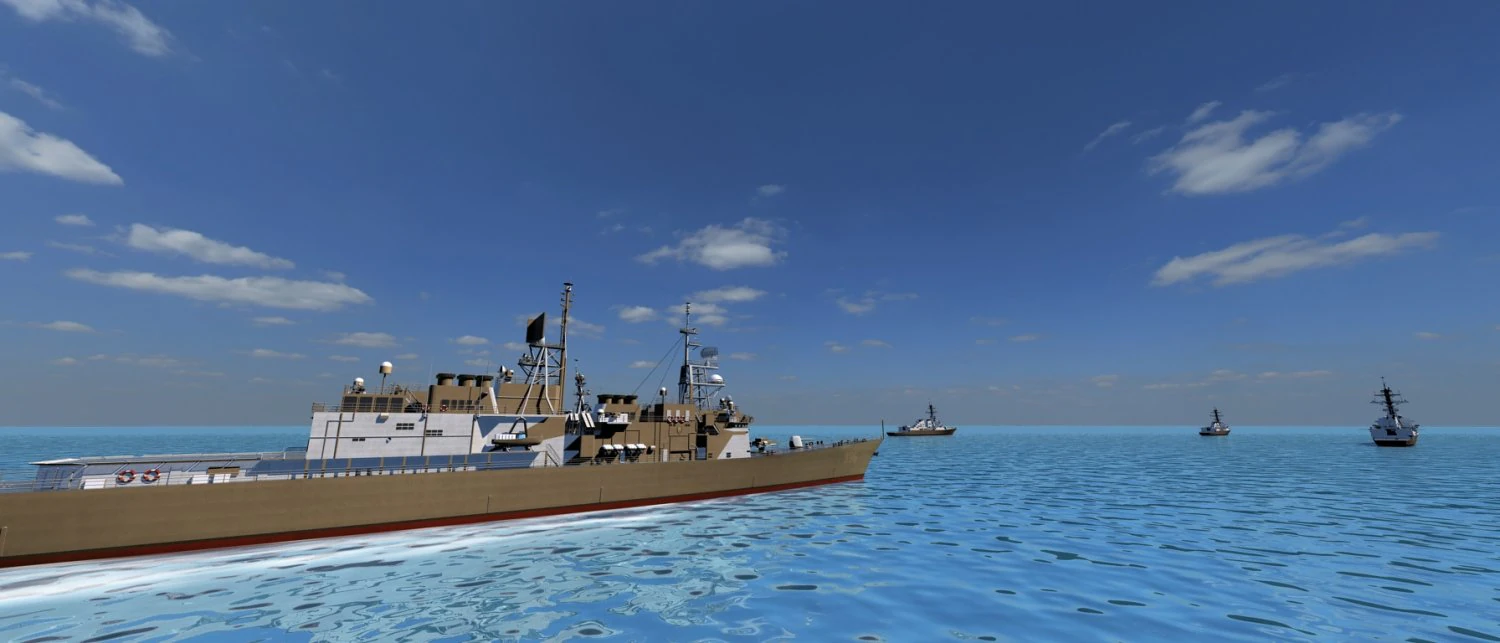 battleship 3D Model .c4d .max .obj .3ds .fbx .stl .blend 