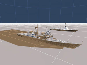battleship 3D Model