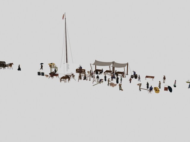 ancient people 3D-Modell .c4d .max .obj .3ds .fbx .stl .blend 