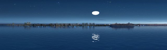 sea cruise ship 3D Model .c4d .max .obj .3ds .fbx .stl .blend 