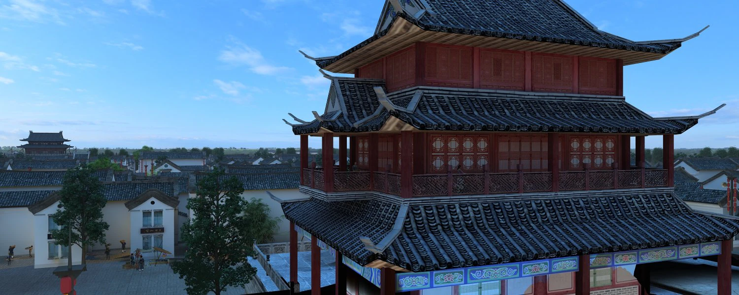 drum tower 3D Model .c4d .max .obj .3ds .fbx .stl .blend 
