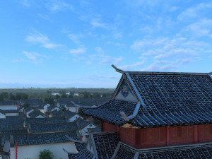 drum tower Modelo 3D