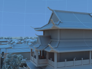 drum tower Modelo 3D