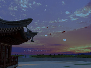 drum tower corner 3D Model