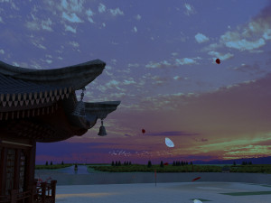 drum tower corner 3D Model