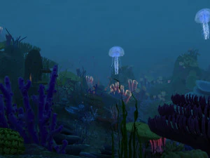 fondale marino Modello 3D