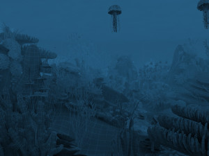 sea floor 3D Model