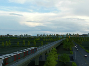 railway 3D-Modell
